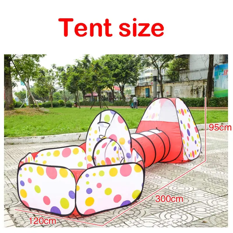 Детский манеж палатка туннель детский игровой домик бассейн-тюбик вигвам 3 шт.