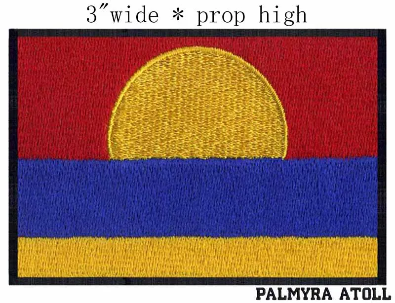 Palmyra флакон Атолл для вышивки 3 &quotширина доставка/Рассвет/три цвета/бейджи | Дом и