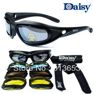 Оптовая продажа горячая Распродажа Daisy C5 Desert Storm очки с защитой UV400 для верховой