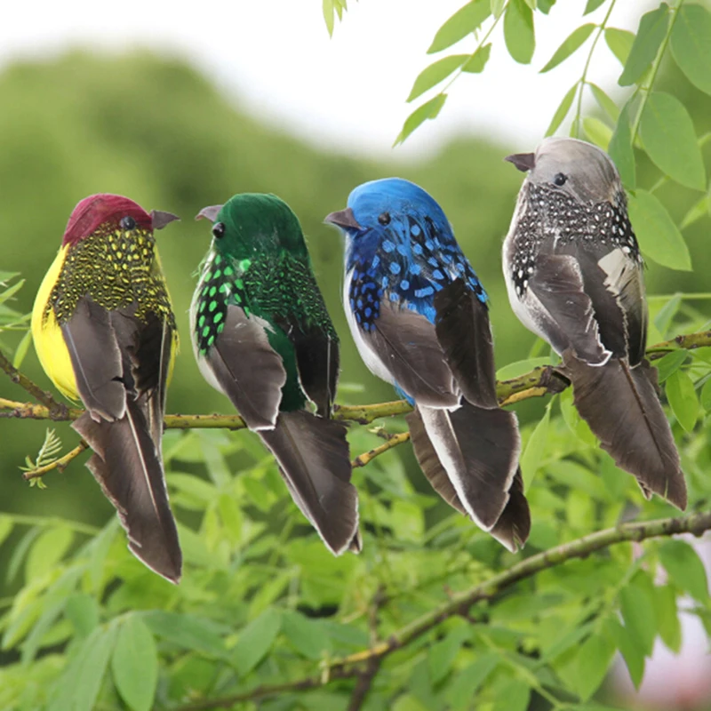 Искусственные пенистые Перья птиц миниатюрное украшение для стола дня рождения