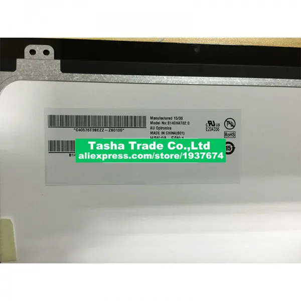 Сенсорный экран B140HAT02.0 дисплей IPS для Acer Aspire R3-471 R3-471T цифровой преобразователь FHD