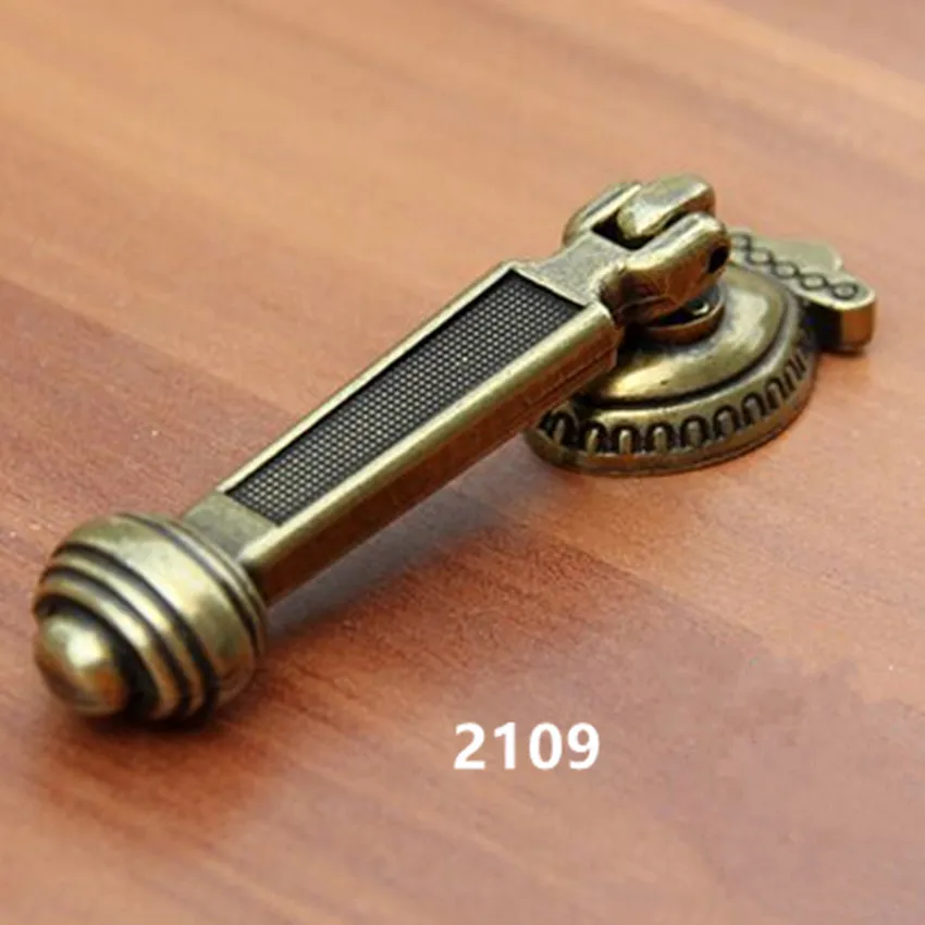 64 мм 128 винтажная бронзовая искусственная бронза ручка с кольцом для мебели в
