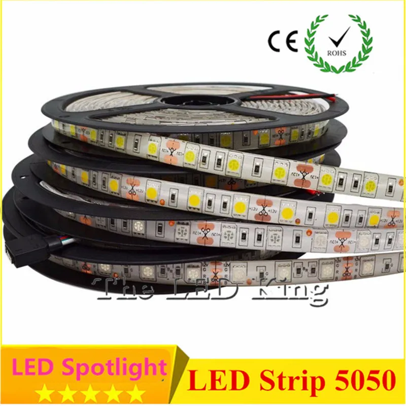 DC12V Светодиодная лента 5050 гибкий светодиодный светильник RGB RGBW Белая теплая белая