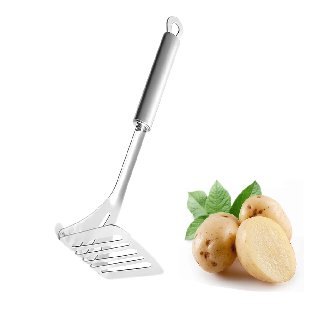 Толкушка крепления Пресс дробилка нержавеющая сталь гаджет руководство гладкой