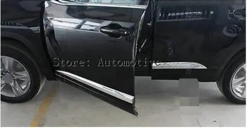 ABS Хромированная накладка на боковые двери 4 шт. для Toyota Highlander 2014 2015 2016 | Автомобили