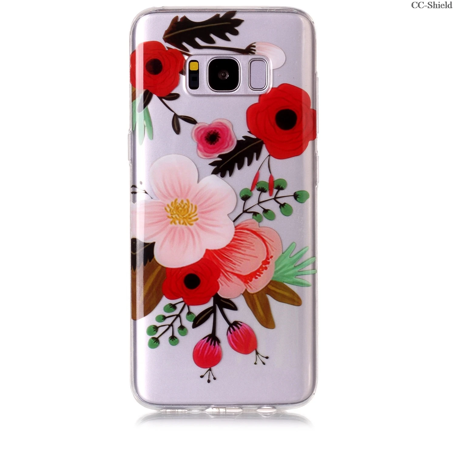 Мягкий ТПУ чехол для Samsung Galaxy S8 S 8 Plus S8Plus + G955F G955FD SM-G955F SM-G955FD прозрачный силиконовый