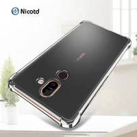for nokia 7 plus 2018 ultra thin clear transparent soft silicone tpu phone case cover for nokia 7plus slim back cover cases
