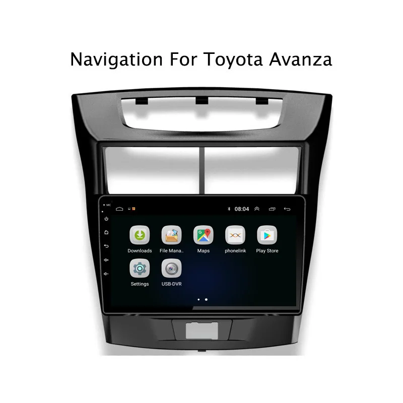 Ectwodvd 9 &quotAndroid 8 1 автомобильный DVD плеер gps навигация для Toyota Avanza Радио стерео |