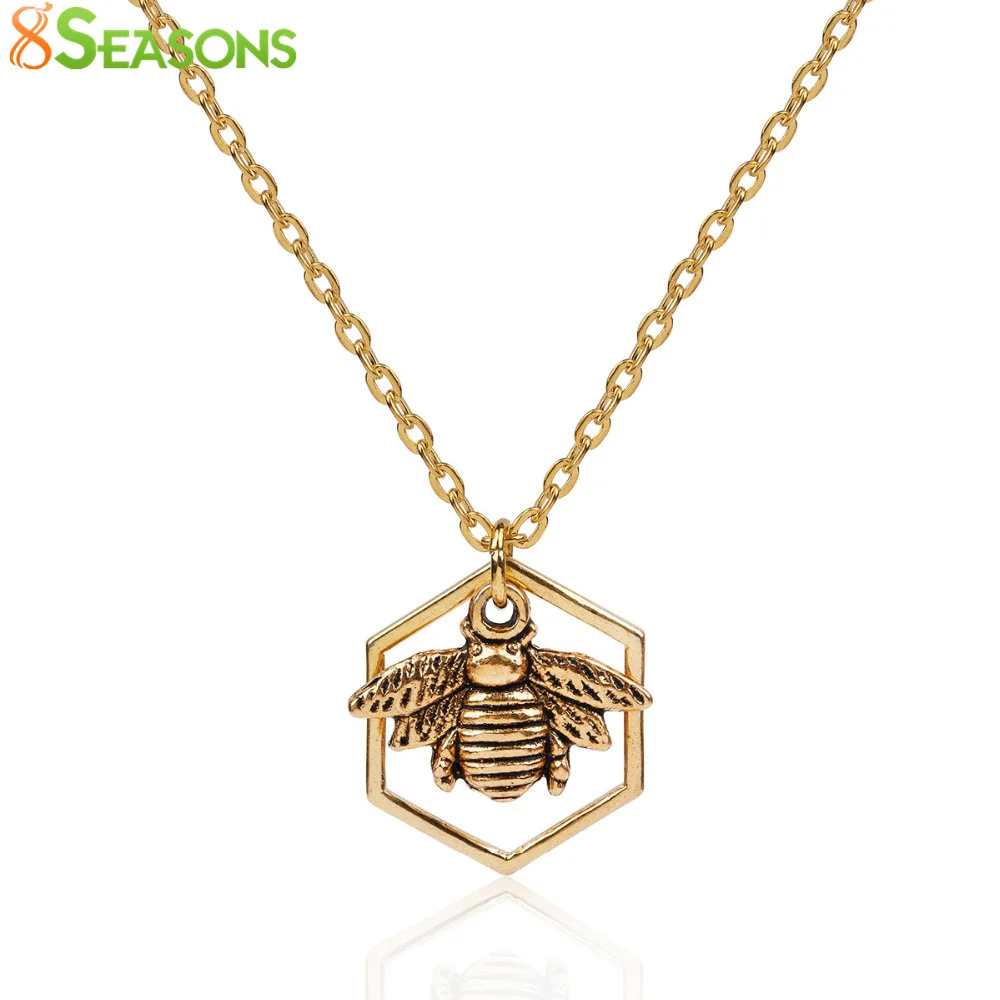 Цепочка с подвеской в виде пчелы 45 см (17 6/8 дюйма) 1 шт.|fashion necklace|jewelry necklacenecklace fashion |