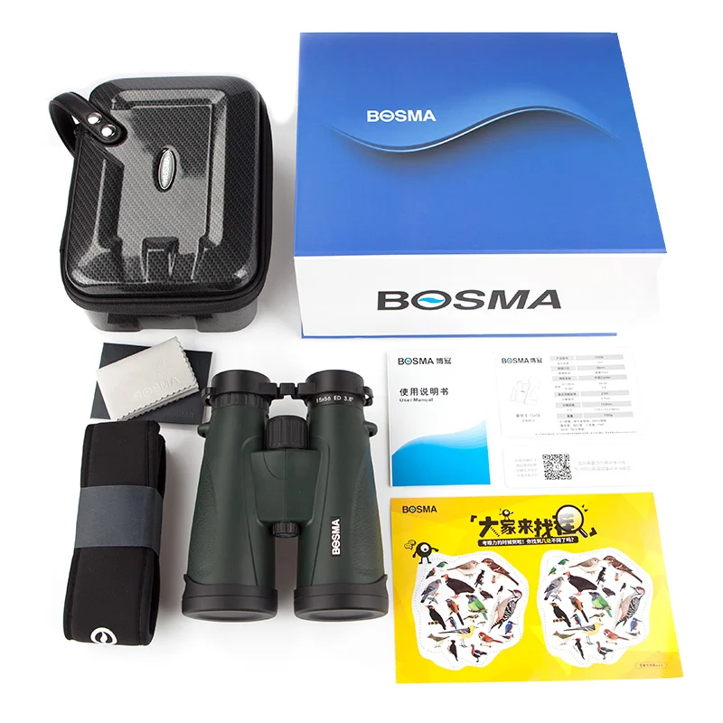 BOSMA Brilliance II портативный бинокль ED 8x56 15x56 HD Профессиональный водонепроницаемый