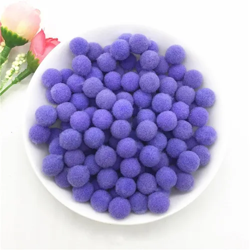 11 Purple blue Помпоны 8 мм, 10 мм, 15 мм, 20 мм, 25 мм, 30 мм, мягкие помпоны, пушистые плюшевые помпоны для рукоделия, помпоны, помпоны, шарики для домашнего декора, швейные принадлежности, 10 г - Цвет: 11 Purple blue