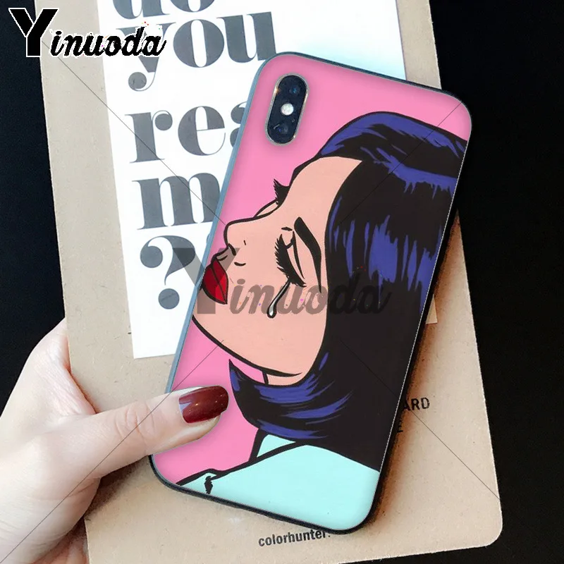 Yinuoda поп-арт комикс Coque чехол для телефона для Apple iPhone 8 7 6 6S Plus X XS MAX 5 5S SE XR Чехол для мобильного телефона - Цвет: A9