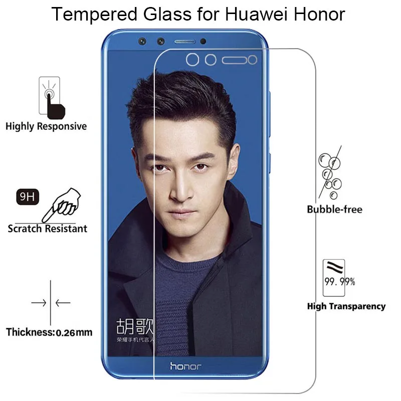 Закаленное стекло для Huawei Honor 9 10 Lite Light Защита экрана 10i Защитная пленка 9Lite i |