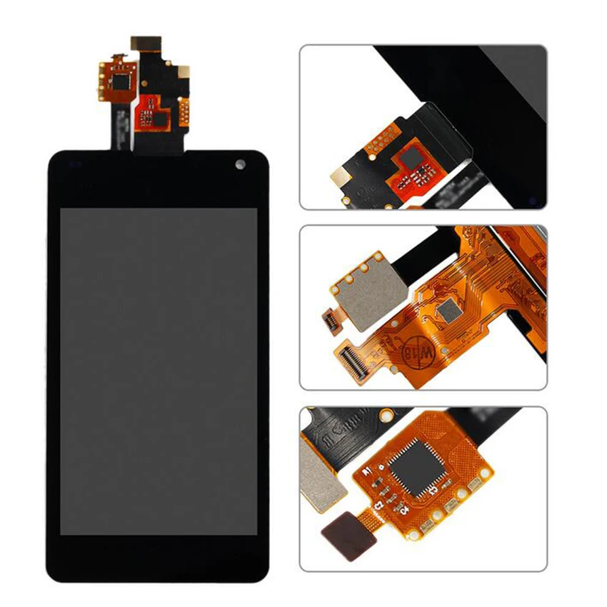 Черный ЖК дисплей для LG Optimus G LS970 F180 E971 E973 E975 сенсорный экран дигитайзер