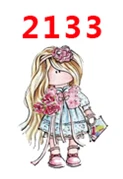 2133 30 шт мультфильм персонаж плоское украшение из смолы PR 2112 - Цвет: 2133