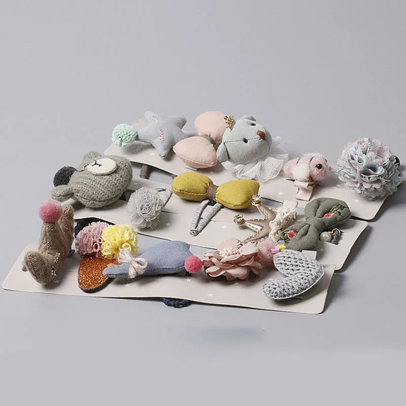 Новинка 5 шт. аксессуары для волос маленьких девочек детские повязки милые