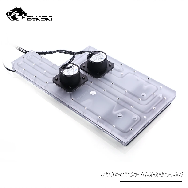 BYKSKI акриловая водная доска подходит для Corsair 1000d чехол для компьютера, водосохлаждения резервуар, поддержка combo DDC насос, rbw светильник