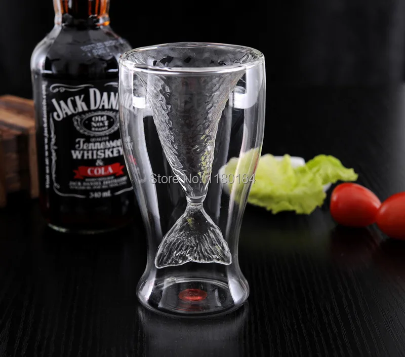 1 шт. керативная термостойкая стеклянная чайная чашка с маленькой русалочкой