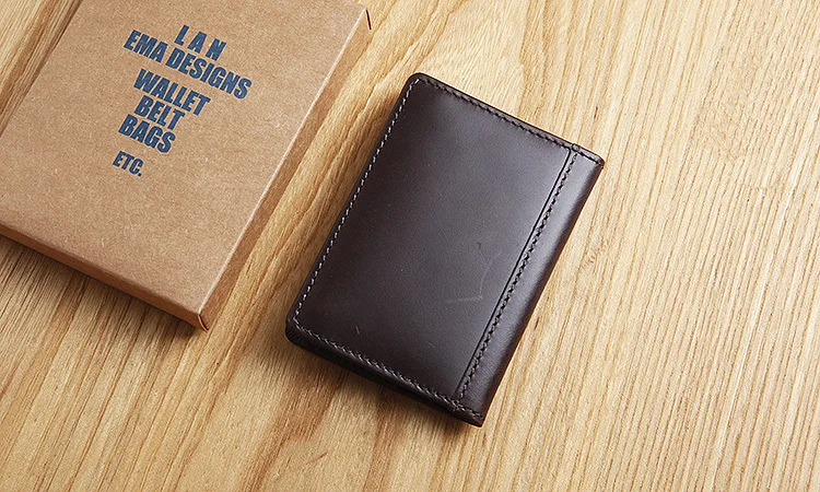 LAN мужской кожаный чехол для кредитных карт с несколькими отделениями samll bank