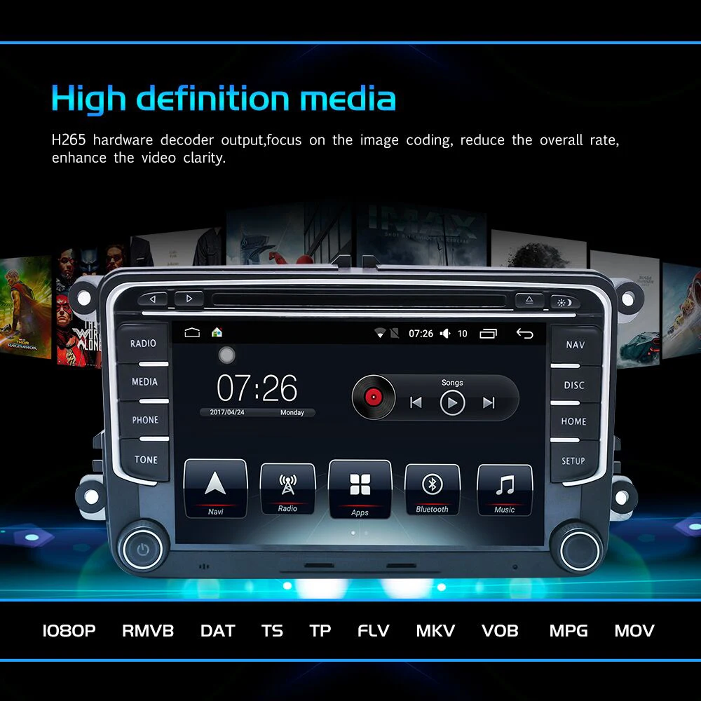 D NOBLE 2 Din 7 дюймов Android 1 автомобильный DVD плеер GPS навигация автомобильное радио