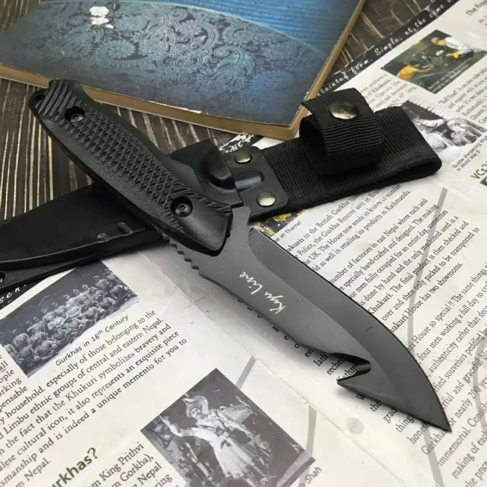 ABS Ручка 58HRC охотничий нож 5Cr15Mov нож для выживания в полевых условиях многофункциональный инструмент для выживания Коллекция подарков