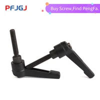 peng fa 1pcslot m5 m6 m8 m10l adjustable tightening wrench handle screw hand screw seven shaped bakelite handle metal screw
