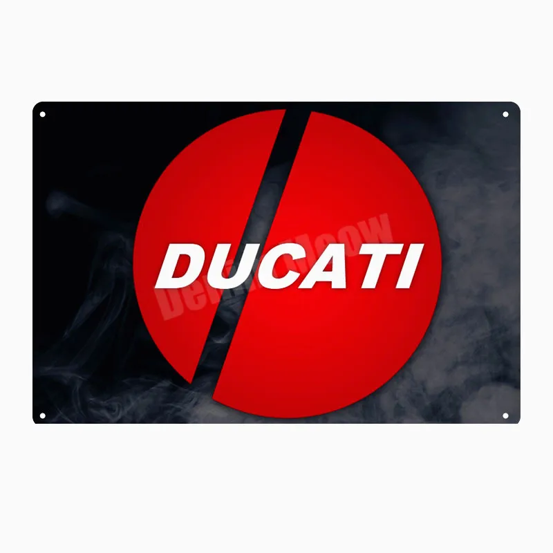 Ducati Corse табличка винтажная металлическая жестяная вывеска для паба бара гаража декоративная пластина для мотоцикла железная живопись мотор настенные художественные наклейки N280
