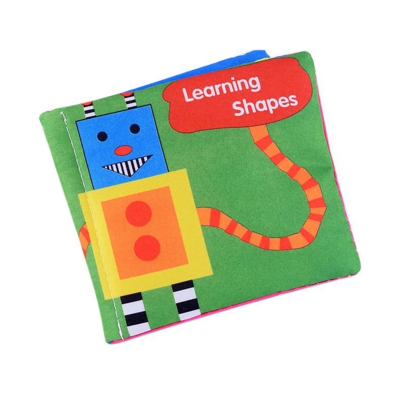 Kid Baby Intelligence Development Cloth Book Bedding Reading Cognize Book Educational Toy 10*9CM