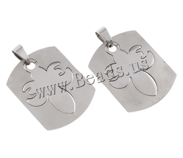 Free shipping!!!Stainless Steel Pendants sexy chinese jewelry Rectangle oril color 27x41x1mm Hole:Approx 4x9mm 10PCs/Bag | Украшения и