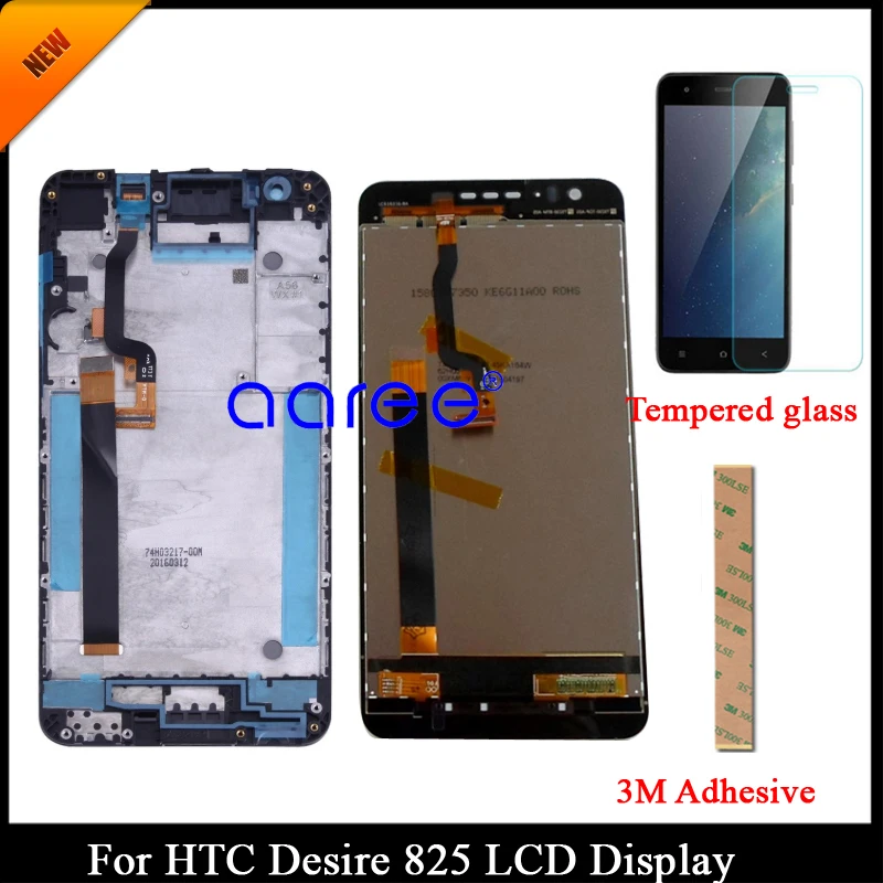 ЖК-дисплей класса AAA для HTC Desire 825 D825 с сенсорным дигитайзером в сборе 100%