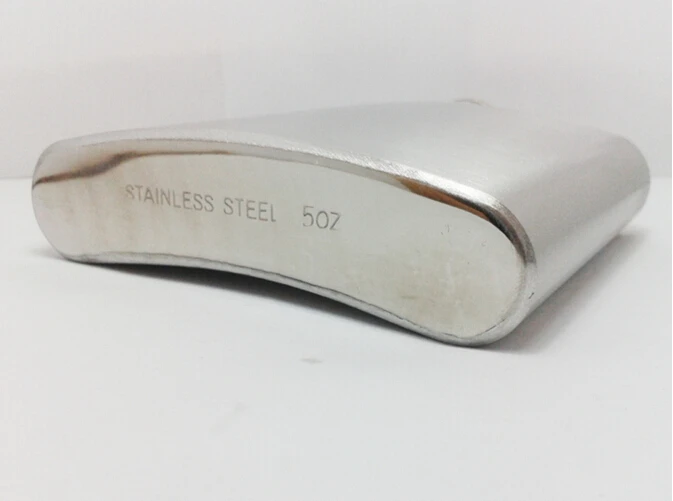 1 шт. Новое поступление портативный 5 унций настоящий 304 нержавеющая сталь флакон