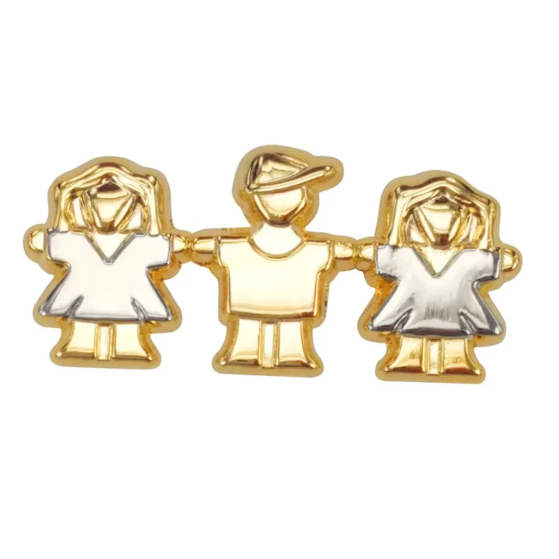 

Hand in Hand 3 Children Kids Holding Hands Lapel Pins
