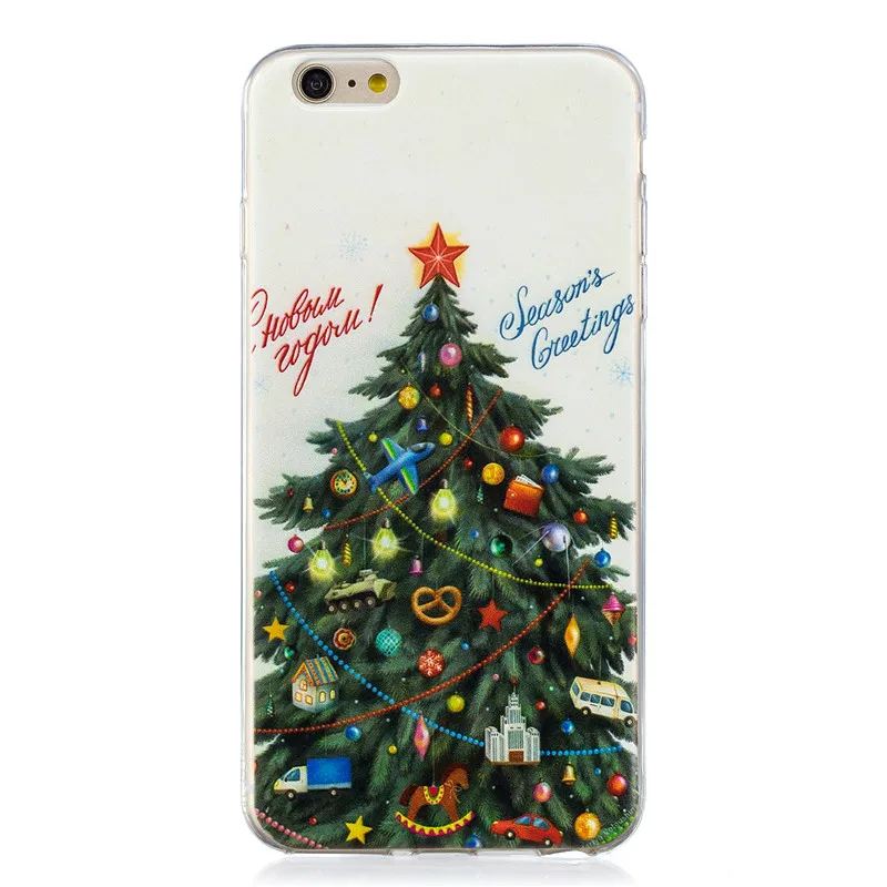 Рождественский фестиваль стиль три сапоги Merry узор телефон чехол для iPhone 6 6S Plus