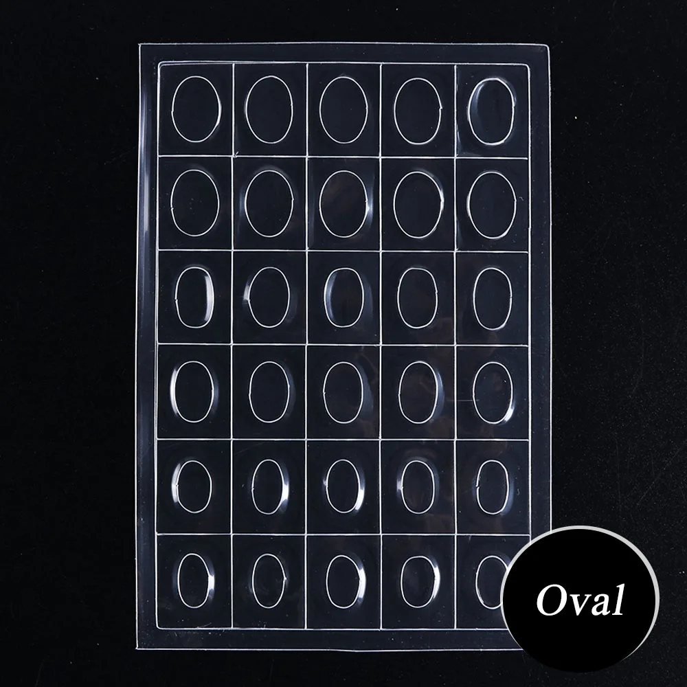 Oval 3D наклейки для ногтей, слайдер с кристаллами и драгоценными камнями, Овальный трафарет для дизайна ногтей с ромбовидным рисунком, УФ-гель, руководство, Алмазное украшение, моделирование, маникюр LA783 - Цвет: Oval