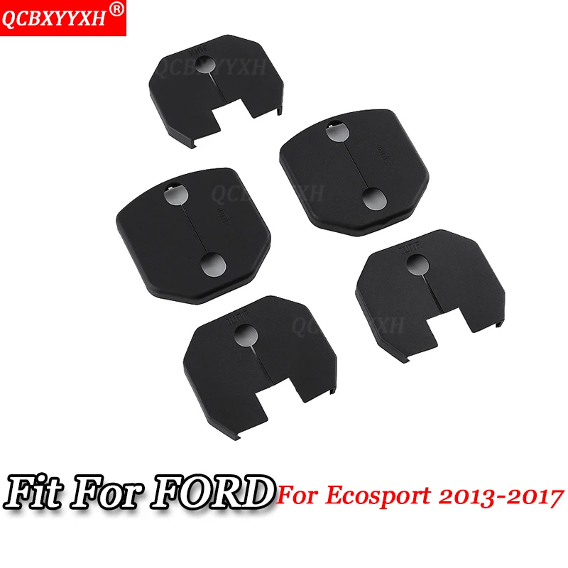 QCBXYYXH для Ford Focus Mondeo Kuga край Fiesta Everest Ecosport 04-18 4 шт./компл. автомобилей Дверные замки Защитная крышка авто аксессуары