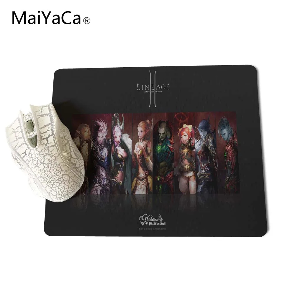 MaiYaCa lineage 2 orcs, люди, темные эльфы и эльфы кремния анти-Противоскользящий мышь коврики компьютер ноутбук Notbook игровой коврик для мыши