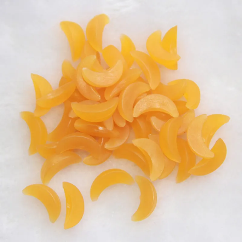 Миниатюрный аксессуар сделай сам 100 шт./лот имитация ломтика персика миниатюрные