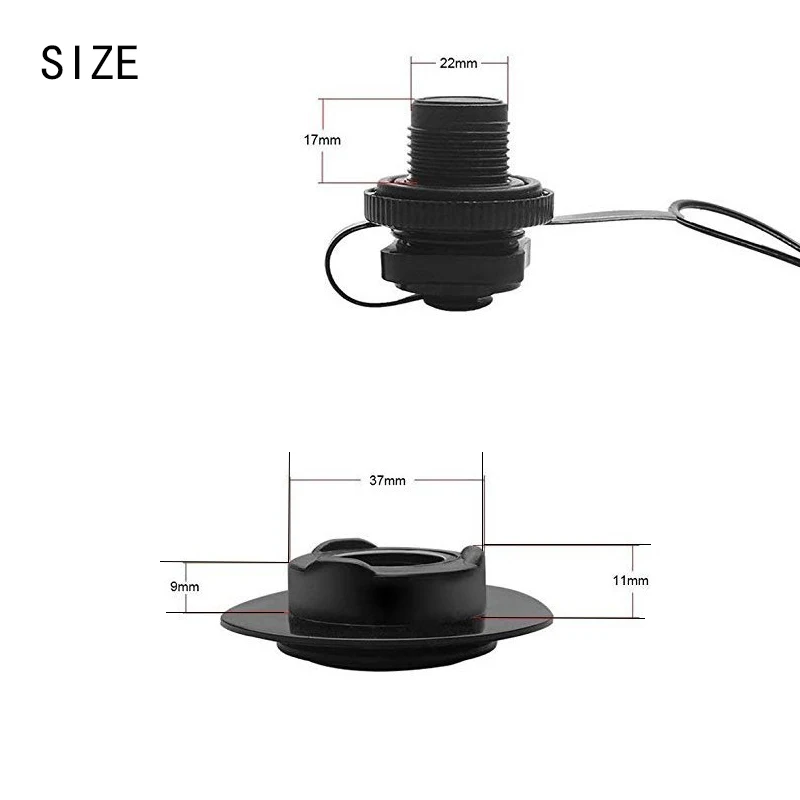 1 шт. бостонские воздушные клапаны винтовой клапан для надувной лодки рыболовной