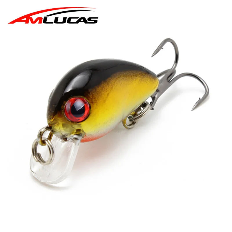 Amlucas 30 мм 1 6 г Гольян рыбаловная блесна Япония мини Crankbait воблеры для ловли карпа