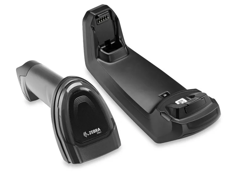 Беспроводной Bluetooth сканер штрих кода Zebra Symbol DS8178 SR 2D с подставкой и USB шнуром для