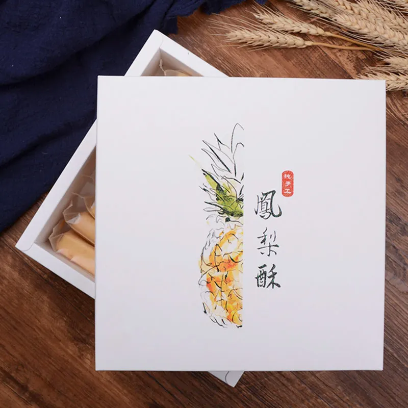10 шт Cake Box одноцветное Подарочная коробка для свадебной рождественской вечеринки