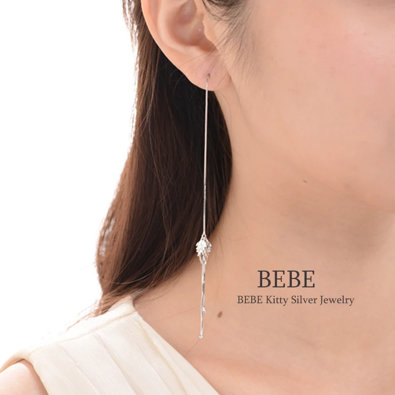 Серьги-подвески женские в стиле панк-рок серебро 925 пробы | Украшения и аксессуары