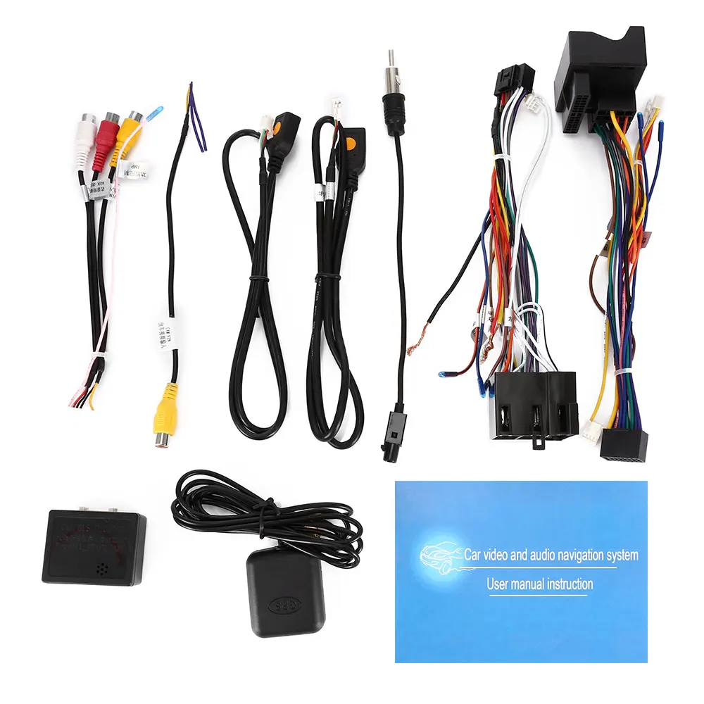 Автомобильный радиоплеер 2 Din 9 'ɺndroid 7 1 Bluetooth Сенсорный экран WiFi камера