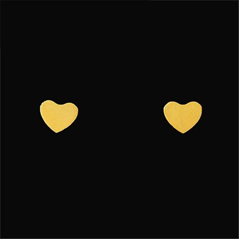 ICFTZWE подвеска в форме сердца из нержавеющей стали Золотая цепочка колье