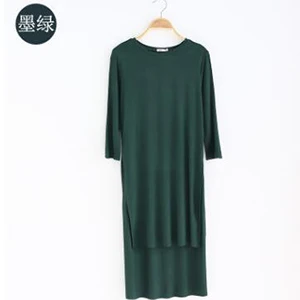 green Women cropped sleeve yoga shirt dance practice blouse modal long fitness top sports wear for women gym tops women shirts - Цвет: green