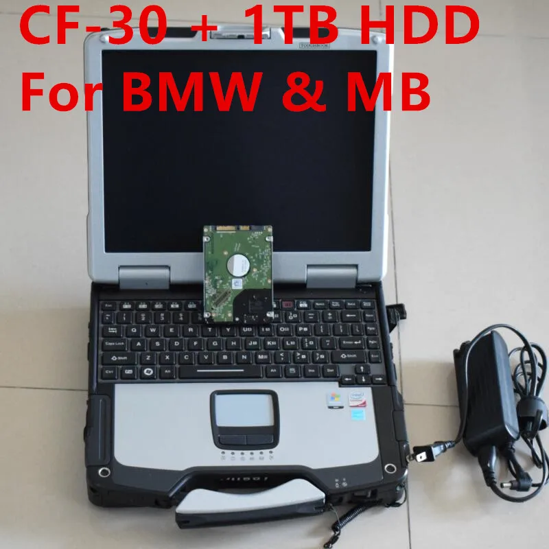 Супер программное обеспечение mb star Диагностика c5 для bmw icom 2 в 1 hdd ТБ с ноутбуком cf30