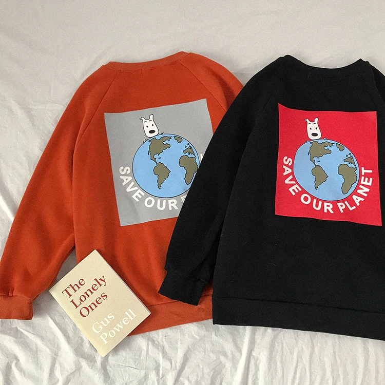 Пуловер женский с круглым вырезом и длинным рукавом 2 цвета | Женская одежда