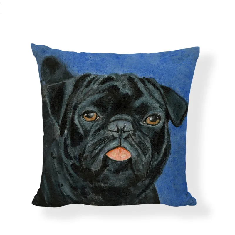 Персональный щенок узор наволочка для подушки озорная бабочка собака