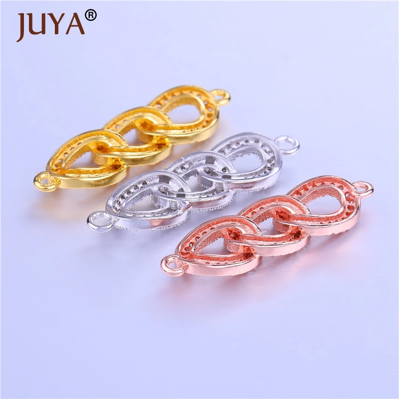 5 шт. медные пончики для браслета 10 х34 мм|jewelry connector|micro pave connectorjewelry accessories |