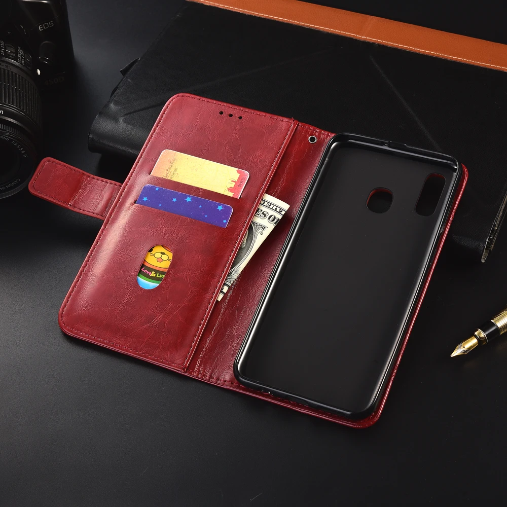 Кожаный чехол-бумажник чехол для samsung Galaxy A30 A30S A50 A50S A20E A10S A10e A40 A70 A10 A20 A60 A90 5G чехол из мягкого ТПУ с полным покрытием